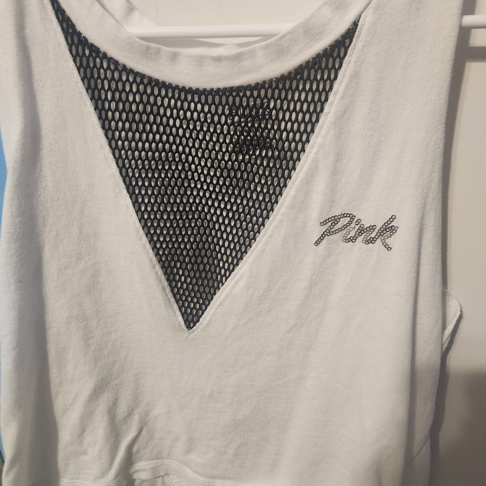 PINK bling tanktop